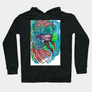 The Siamese fighting fish Hoodie